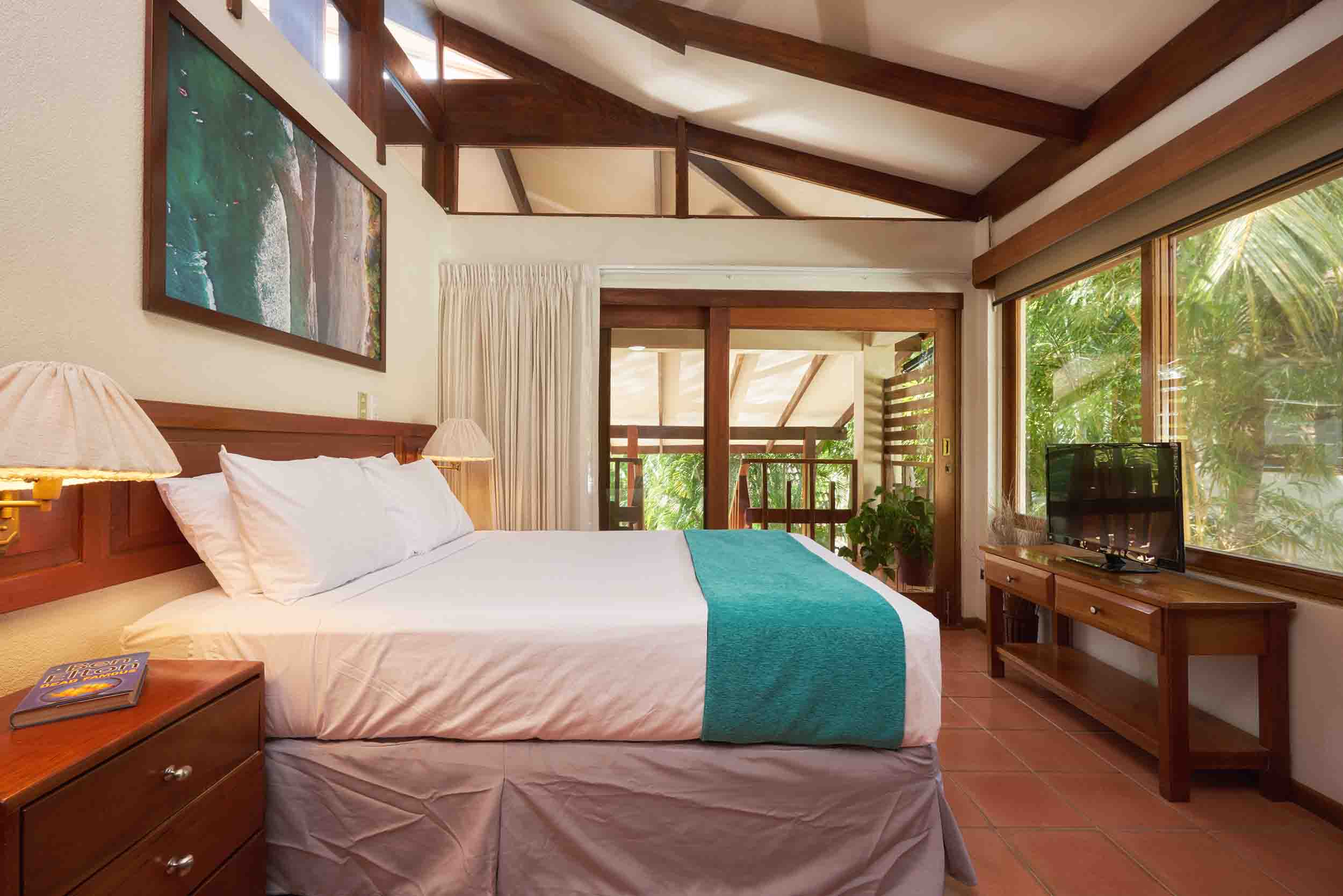 View of the bedroom in the Villa room